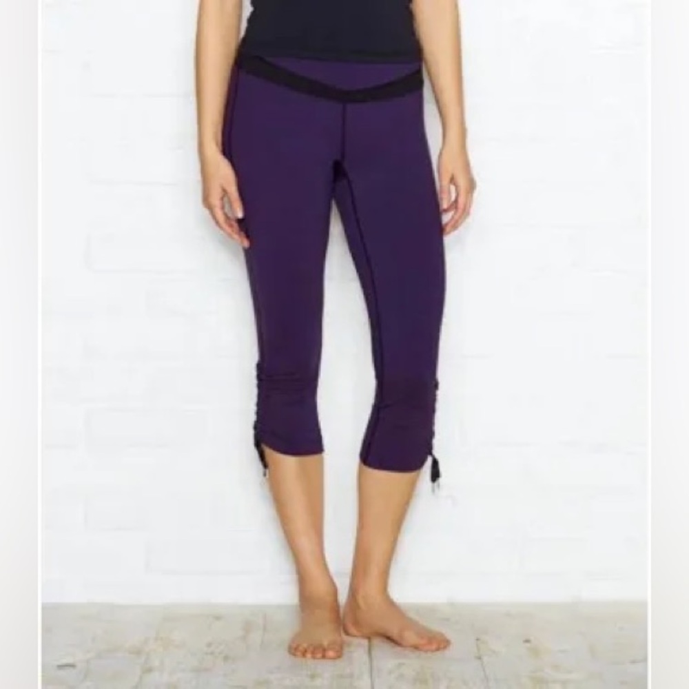 Lucy Hatha Collection Purple Capri Yoga Pants Women’s Medium